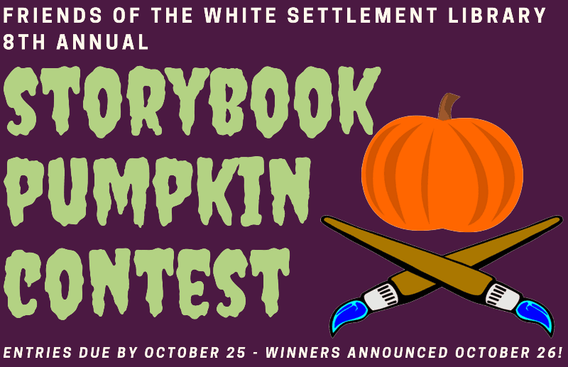 Storybook Pumpkin Contest Entries Due Oct 25