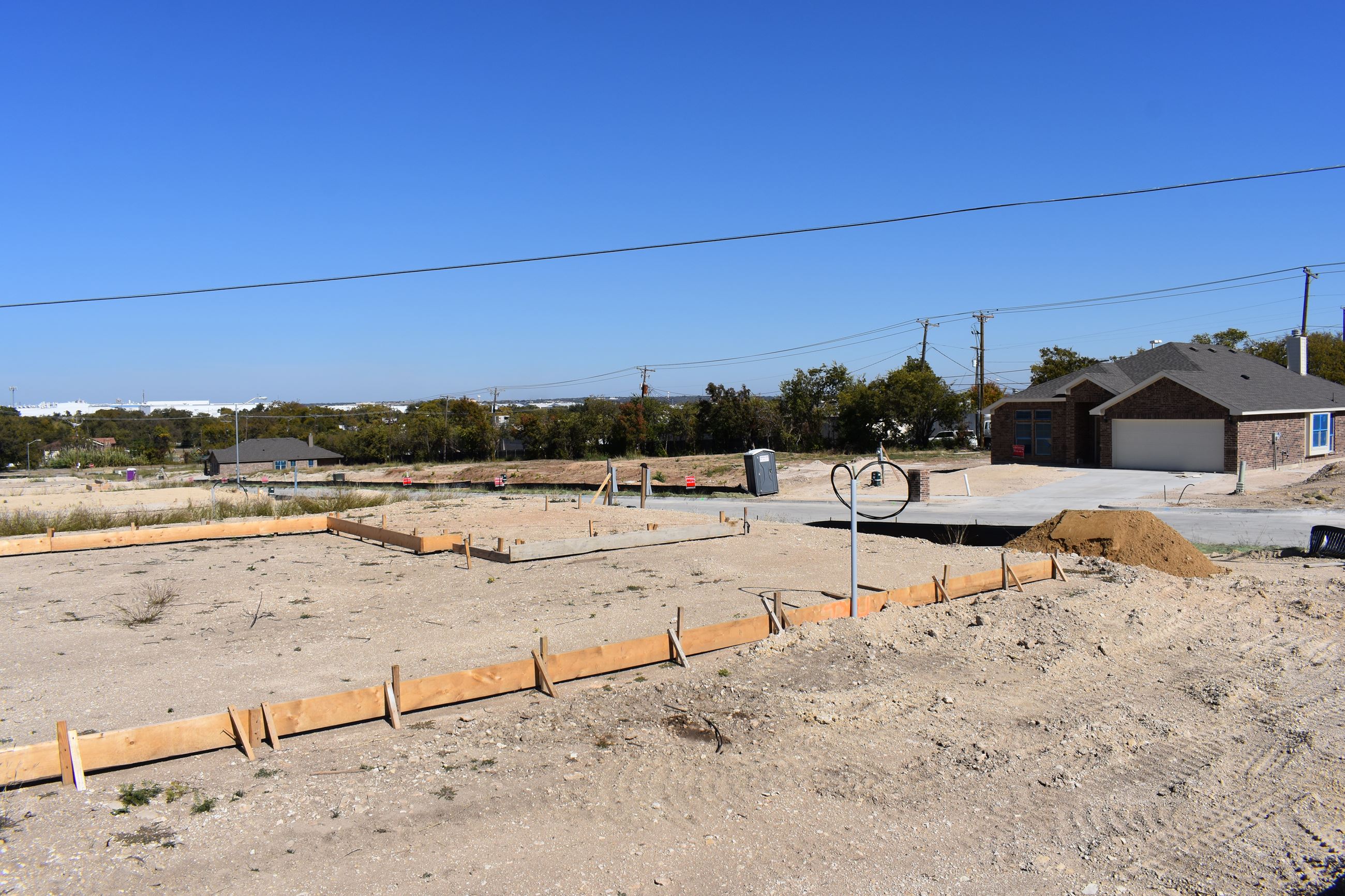 New Home Construction Site