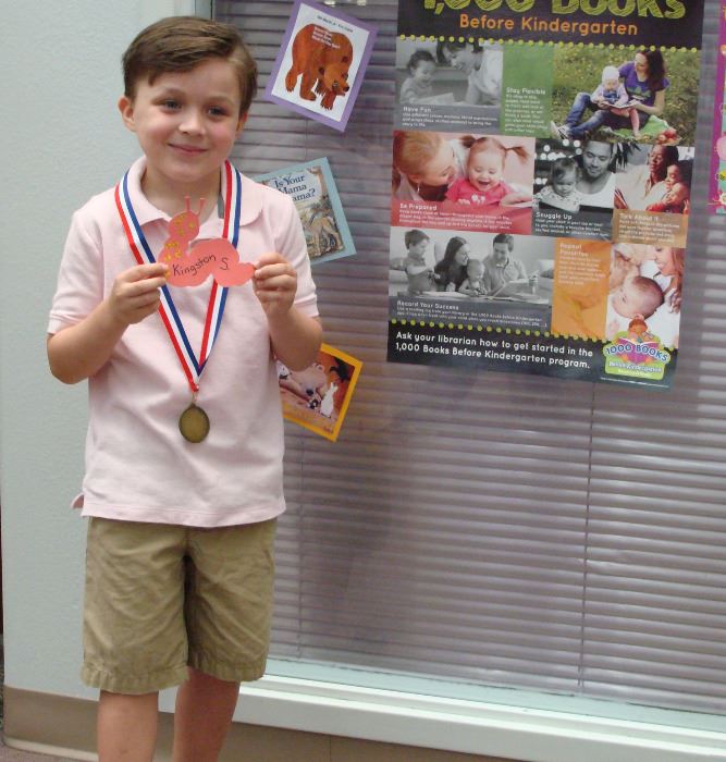 Kingston completes the 1000 books challenge