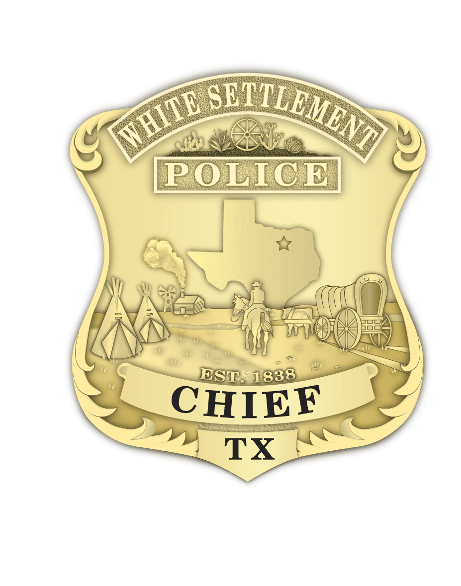 Police Chief Gold Badge