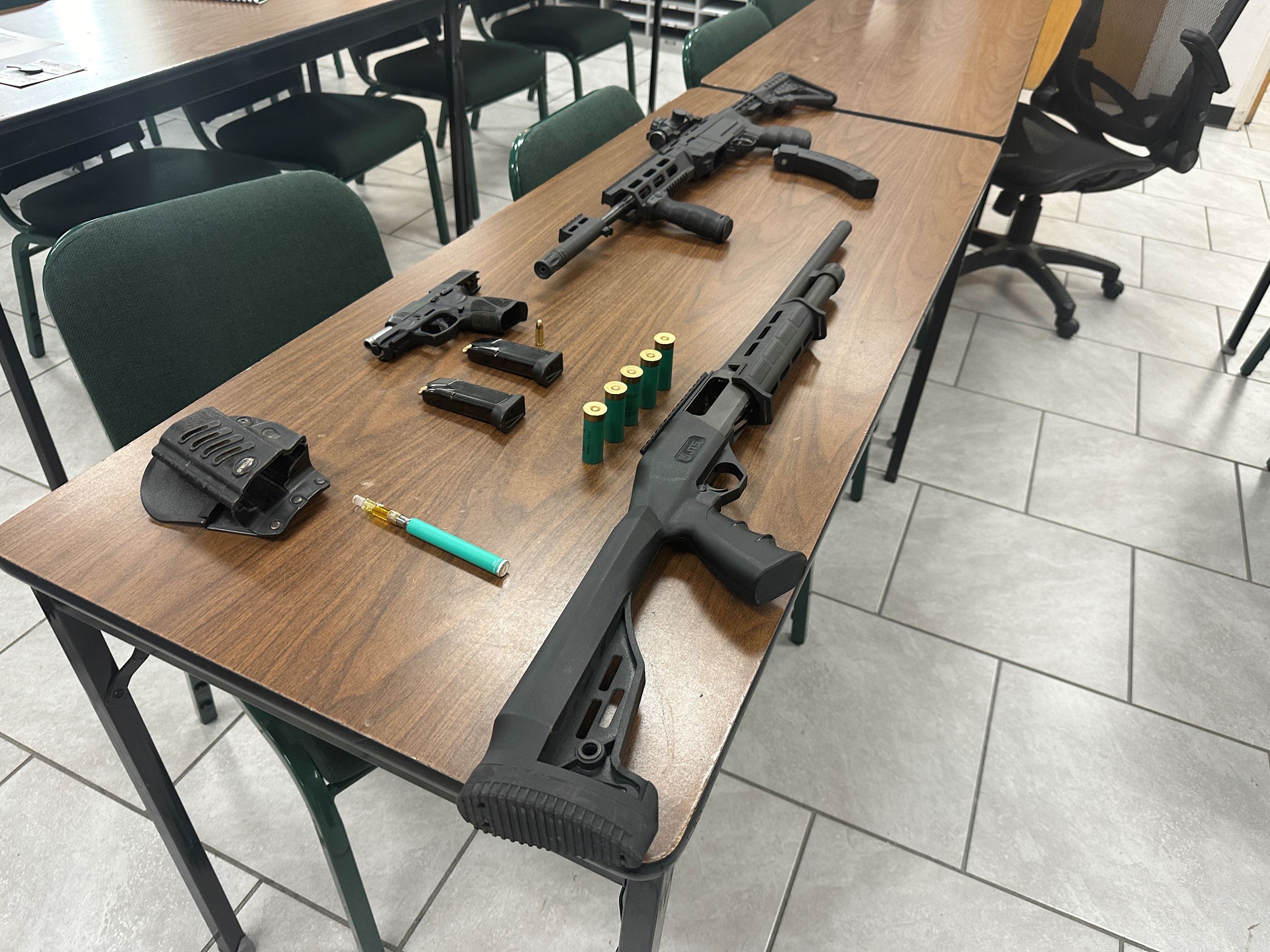 Scene Photo Guns Recovered
