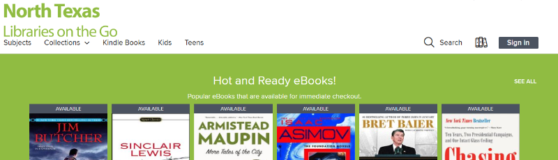 Logging in to Overdrive